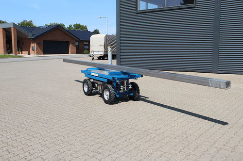 Электрическая самоходная тележка ErgoMover Lift+Go 360° БЕСПРОВОДНАЯ2 осидля строительствадля тяжелых грузов