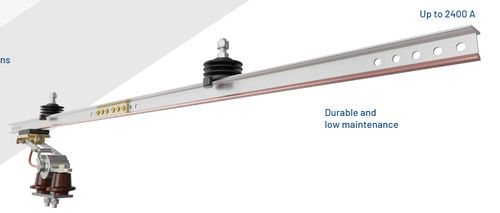 Компактный шинопровод серии VCL, медь, оцинкованная сталь, 4-полюсный