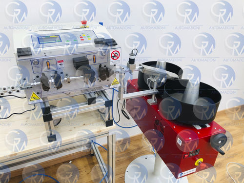 Машина для резки и зачистки кабеля GM35 + CMT150поворотный ножс сенсорным экраномпневматический