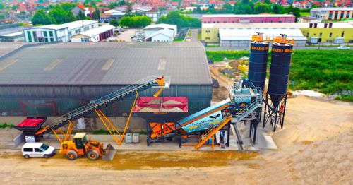 Стационарный бетонный завод ТУРБОМИКС-100