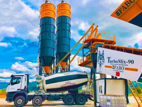 Мобильный бетонный завод ТУРБОМИКС-90