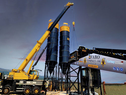 Стационарный бетонный завод FABOMIX COMPACT-110compact