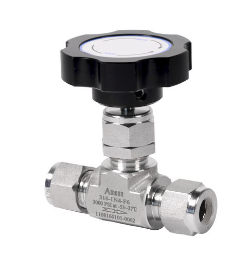 Игольчатый клапан серии IN с ручным запорным управлением