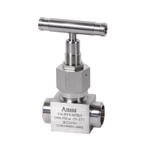 Игольчатый клапан серии BVс ручным запорным управлением