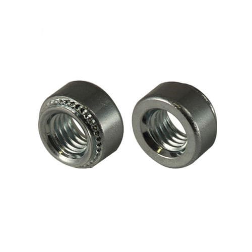 Самоконтрящаяся гайка серии C из оцинкованной стали с резьбой