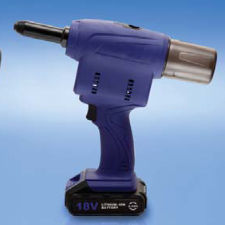 Заклепочник пневматический 02RBZPLUSдля вытяжных заклепокс системой выбросас зарядным устройством