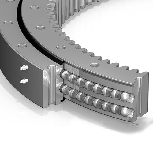 Поворотный поворотный подшипник серии 02с внутренними зубьямис наружными зубьямибез зубьев