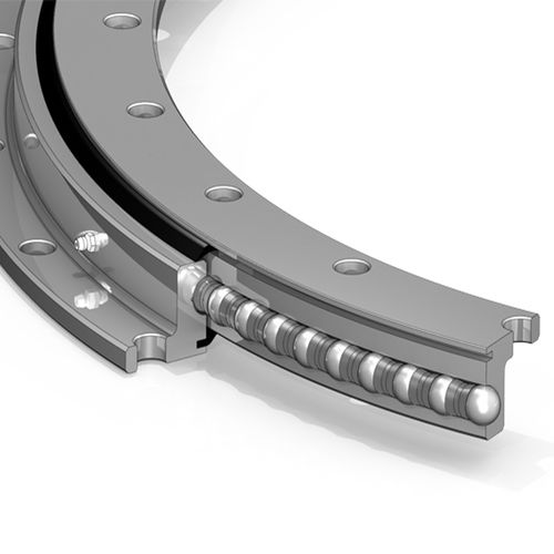 Поворотное кольцо без зубьев легкой сериишаровой с четырехточечным контактомдля общественных работ, экскаваторов и кранов