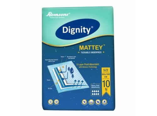 Одноразовые складные подкладки Dignity Mattey, 60 х 180 см, 10 шт./упак.