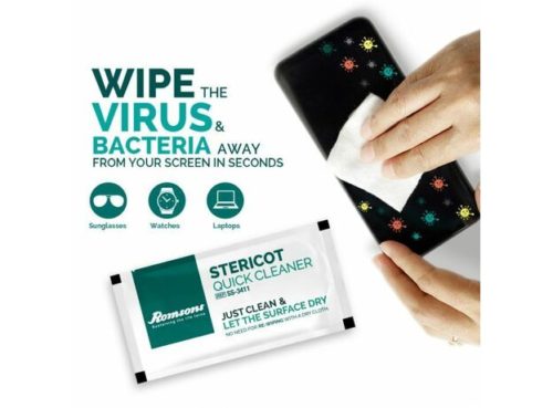 Салфетки для очистки поверхностей Romsons Stericot, 140 x 70 мм, (2 шт. в упаковке), 50 шт.