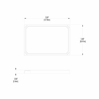 204757-100- Lids, universal, clear, polystyrene, 5/pk, sample pack of 200856-100