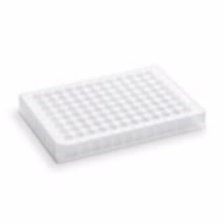 200993-100- Obsolete. No replacement recommendation. Filter microplate, 96-well, polypropylene, with 1.2 µm glass fiber membrane, 300 µL/well, short drip, 50/pk. Recommended receiver plate 203942-100