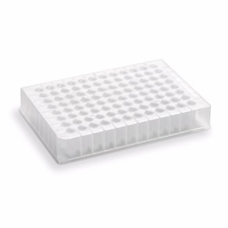 201015-100- Filter microplate, 96-well, polypropylene, with 30 KDa polyethersulfone membrane, 400 µL/well, short drip, 25/pk. Recommended receiver plate 204600-100 (204601-100 irradiated)