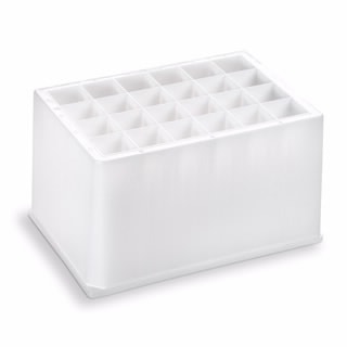 201415-100- Filter microplate, 24-well, polypropylene, with 25 µm polyethylene frit, 15 mL/well, long drip, 15/pk. Recommended receiver plate 204600-100