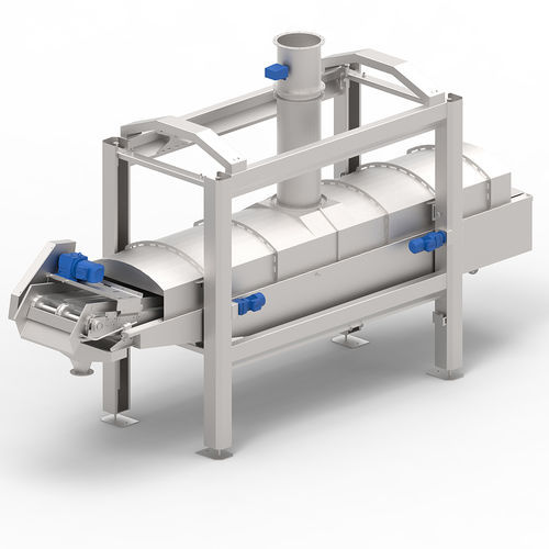 Промышленная фритюрница непрерывного действия для картофеляконвейер с регулируемой высотой