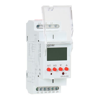 Реле контроля напряжения серии GRV8фазноеSPDTтрехфазное