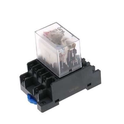 Реле безопасности JQX-13F LY4DIN рейка