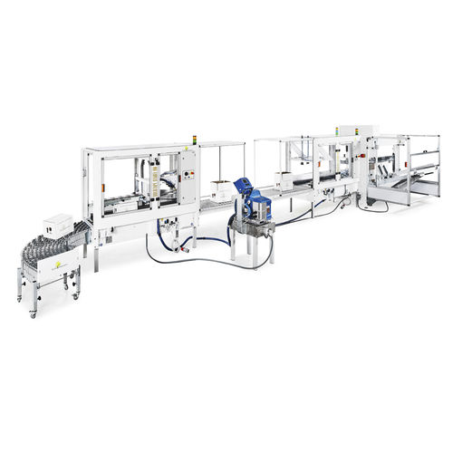 Автоматический аппарат для запечатывания коробок GOLDSYSTEM HM ТермоклейКлейкая лента