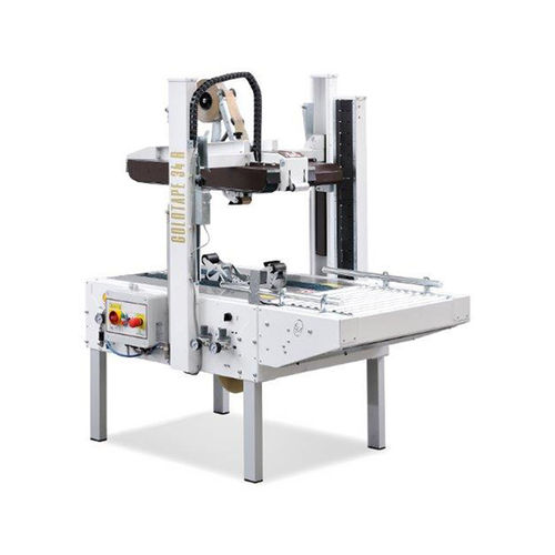 Полуавтоматический заклейщик коробок GOLDTAPE 34R-346Резкая лента