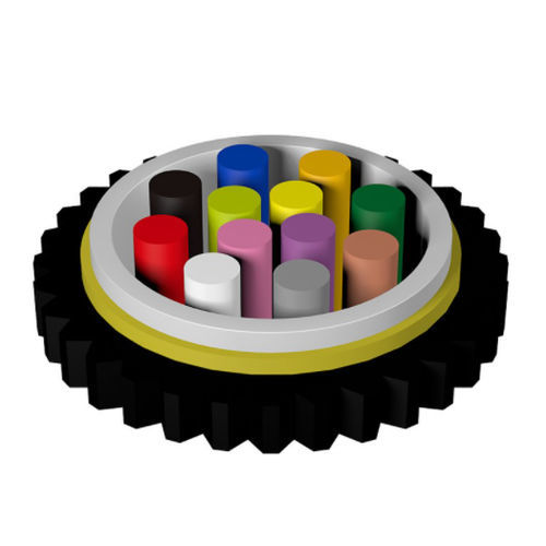 Оптический кабель для передачи данных GCYFXTYаудио/видеоRFмноговолоконный