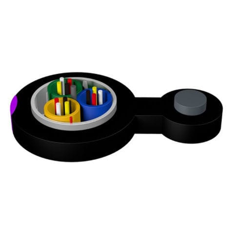 Оптический кабель для передачи данных GYFC8A (3U)силовой,бронированный,многожильный