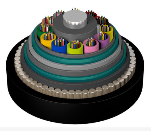 Оптический кабель для передачи данных GYZS53+33аудио/видеобронированныйогнестойкий