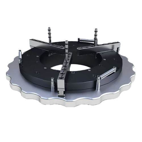 Spring operated workpiece clamping chuck ALUMESS.easylocfor measuring machinesself-centeringaluminum