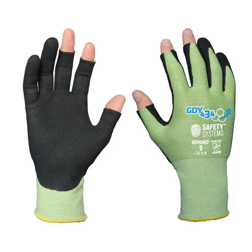 Защитные перчатки GDY434CF, маслостойкий пенополиуретан, устойчивый к порезам.