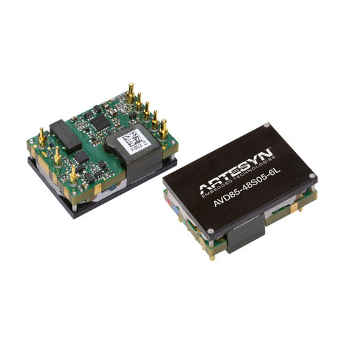 Бескорпусный преобразователь постоянного тока серии AVD85регулируемыйдля телекоммуникационного оборудованияодин выход