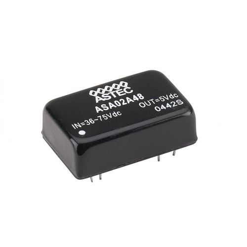 Инкапсулированный преобразователь постоянного тока в постоянный металлический корпус серии ASAДиапазон входного напряжения 2:1для телекоммуникационного оборудования