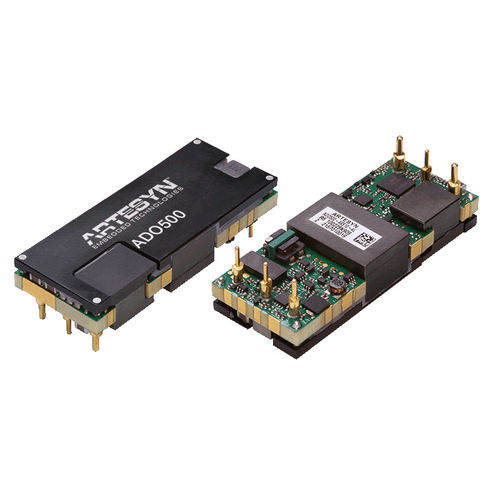 Преобразователь постоянного тока в постоянный с открытым корпусом серии ADO500/ADO550неизолированный,регулируемый,EMI