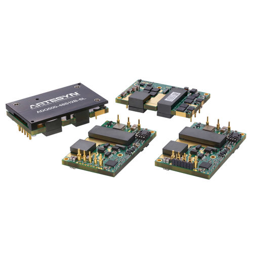 Бескорпусный преобразователь постоянного тока серии ADQ500регулируемыйдля телекоммуникационного оборудованияизолированный