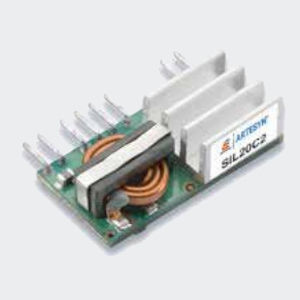 Преобразователь постоянного тока в постоянный с открытым корпусом, серия SIL20C2, неизолированный, с одним выходом, регулируемый