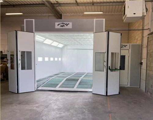 Открытая покрасочная камера NS Seriesдля автомобилейдля стальной конструкциифильтр