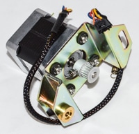 221670000- Carousel stepper motor assembly, tensioning block, used with series G1888A headspace samplers