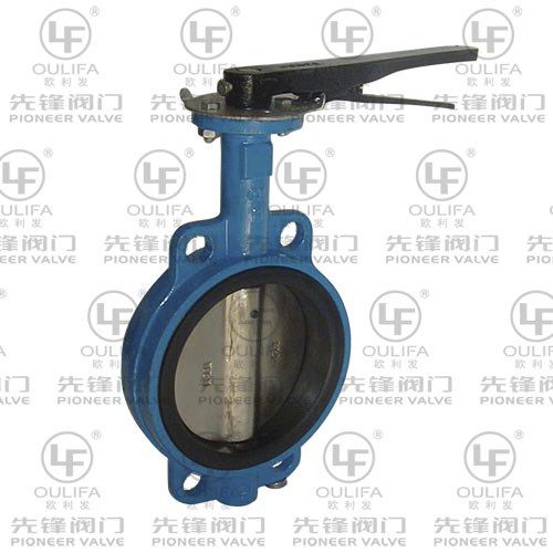 Поворотный затвор D71Xрычаг для регулирования расхода сточных вод