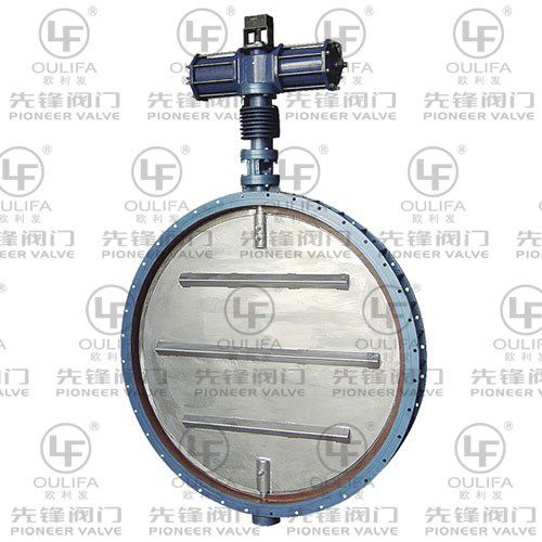 Клапан-бабочка QD641Lw-1пневматическоэлектрическоеуправление