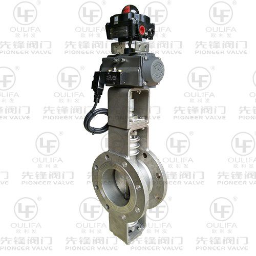 Затвор дисковый D641LW-16пневматическоэлектрическийуправление