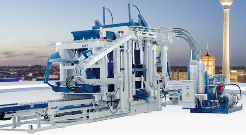 Машина для производства бетонных блоков серии ZNстационарная