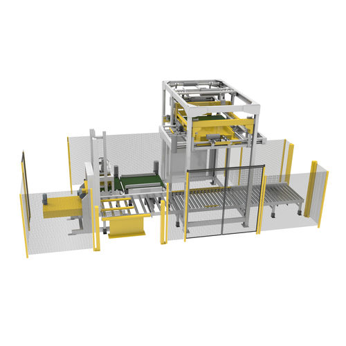 Паллетизатор с низкоуровневой подачей TERRAM P/Cbagcompactдля пищевой промышленности