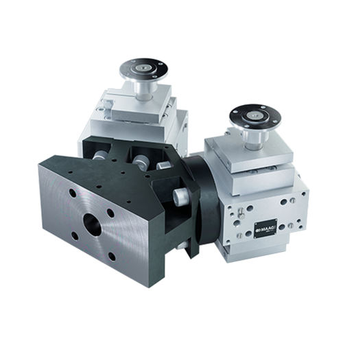 Насос для расплава полимера extrex⁶ Y-адаптер, двойной выход