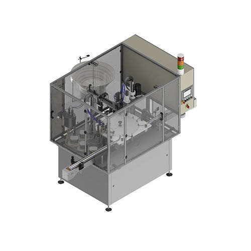 Полностью автоматический аппарат для наполнения и укупорки PHARMLINEжидкость для косметической продукции для фармацевтической промышленности