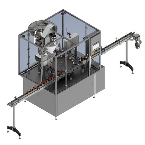 Автоматическая фасовочно-укупорочная машина POWDERLINE для порошковмоноблочная