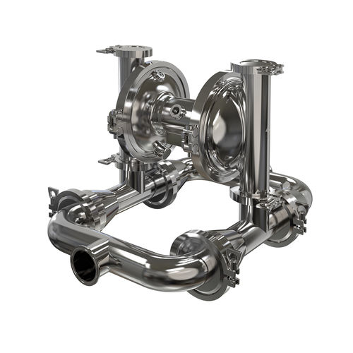 Pneumatic hydraulic pump FULLFLOW 251stainless steeldouble