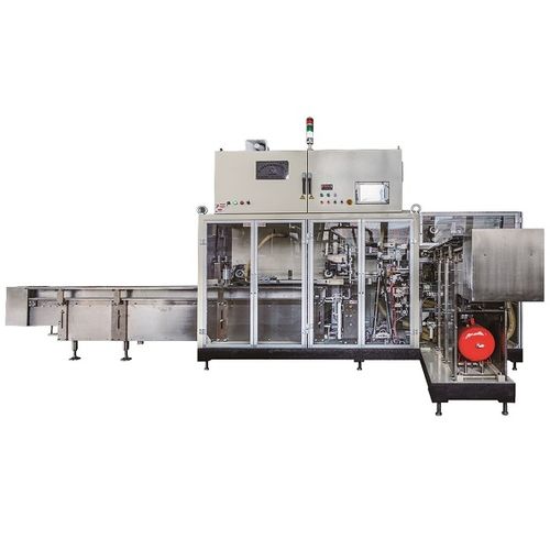 Упаковочная машина с управлением от ПЛК GM-088WY с сервоприводом