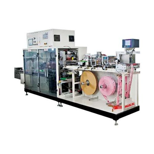 Упаковочная машина с ПЛК-управлением GM-088SС сервоприводом для влажных салфеток