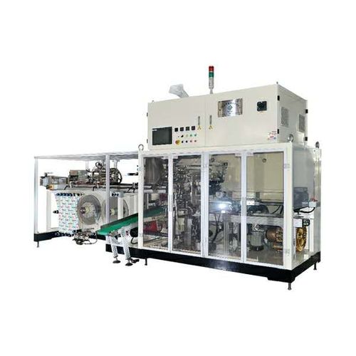 Упаковочная машина с сервоприводом, управляемая ПЛК, для производства пленки для влажных салфеток