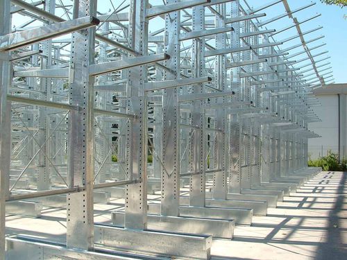 Cantilever racking for heavy loadsfor long itemsfor sheet metal