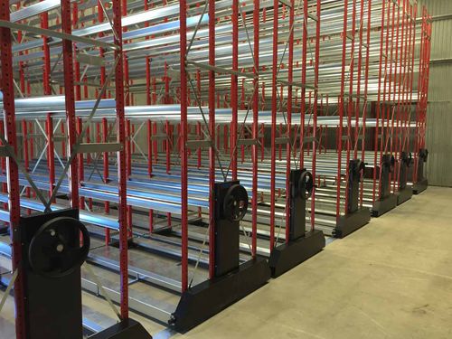 Mobile shelving storage warehousearchivalmetal
