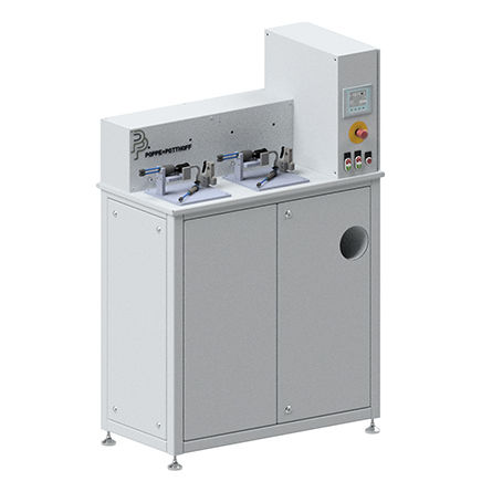 Автоматический стенд для испытания на герметичность импульсным давлениемдля пластмасс